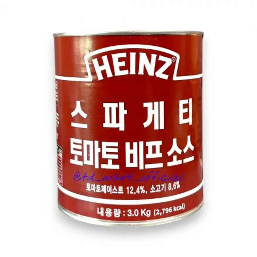하인즈 비프 스파게티소스 3kg 1개 이미지