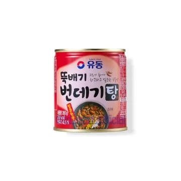 유동 뚝배기 번데기탕(얼큰한 맛) 280g 24개