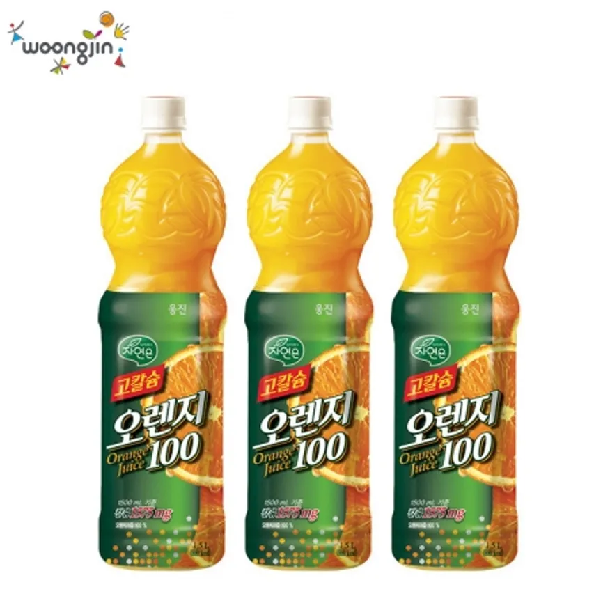 웅진 자연은 고칼슘오렌지1.5L 12개 이미지