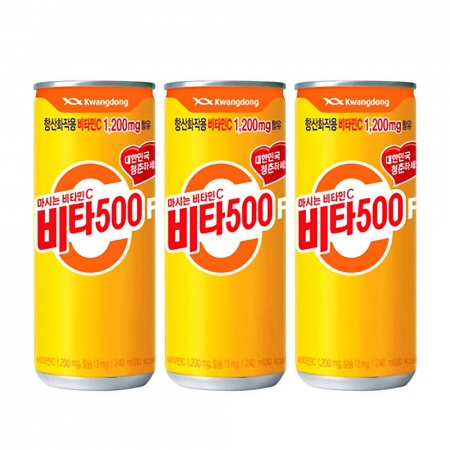 광동제약 비타500캔 240ml 30개