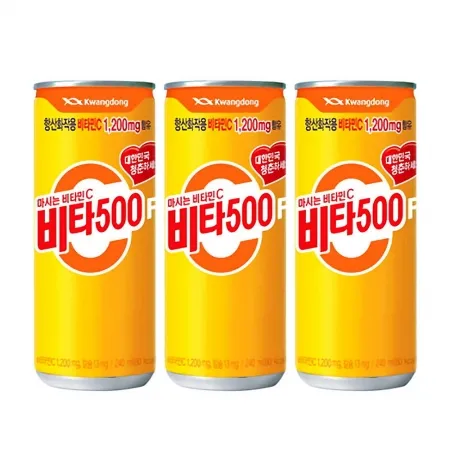 광동제약 비타500캔 240ml 30개