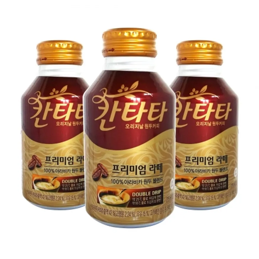 롯데칠성 칸타타 프리미엄 라떼 275ml 24개 이미지