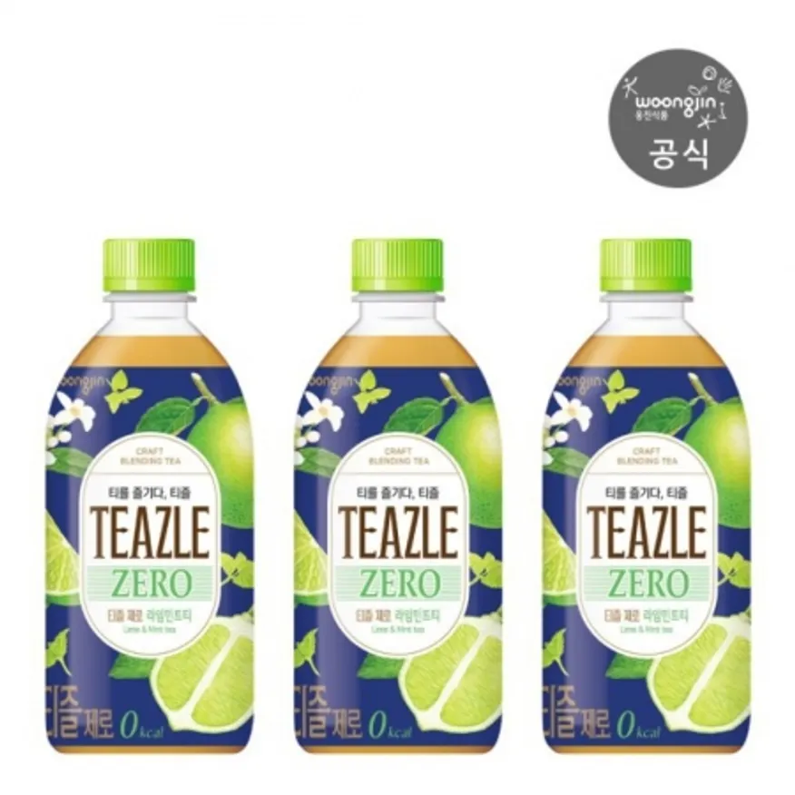 웅진 티즐 제로 라임민트티 500ml 20개 이미지