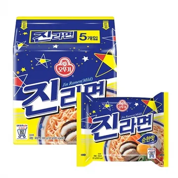 오뚜기 진라면 순한맛 멀티팩(5개입) 8개