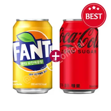 코카콜라 제로 업소용 355ml 24개 + 환타 업소용 파인애플맛 350ml 24개 세트상품