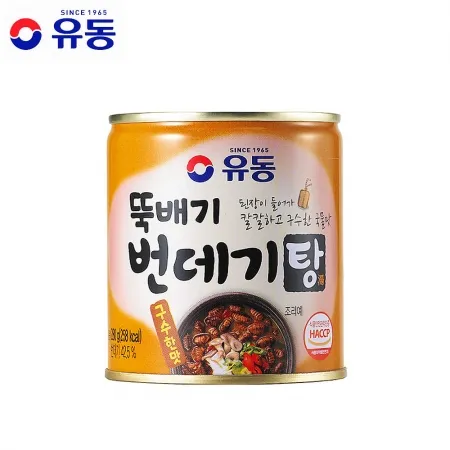 유동 뚝배기번데기탕(구수한맛) 280g 24개