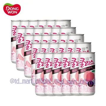 동원 쿨피스 제로 복숭아맛 230ml 30개