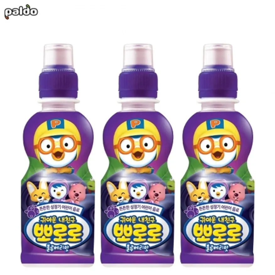 팔도 뽀로로 블루베리 235ml 24개 이미지