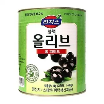 동서 리치스 블랙 올리브 홀피티드3kg 5개