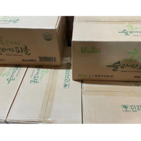 일회용 피클 국산 후레쉬 슬라이스 피클 168EA 이미지