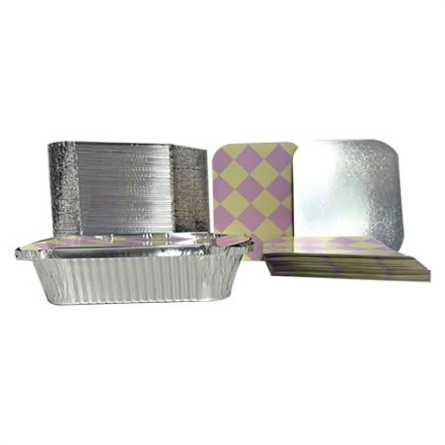 뚜껑 은박도시락 기본형 500p 이미지