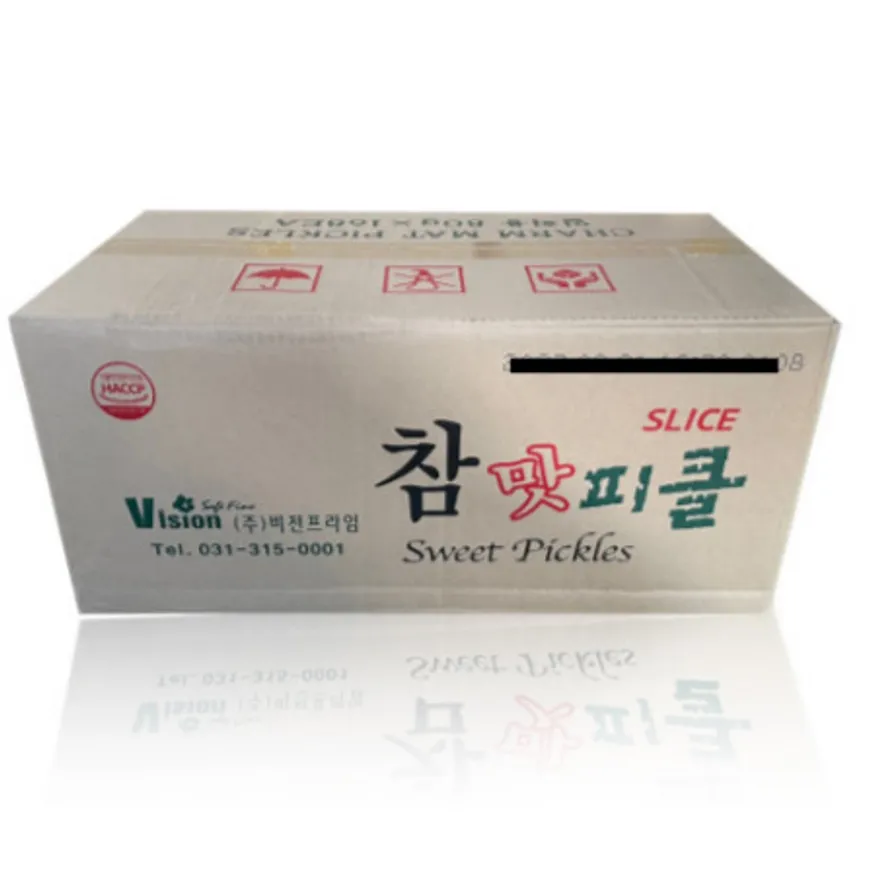 일회용 피클 미성피클 168개입 한박스 이미지