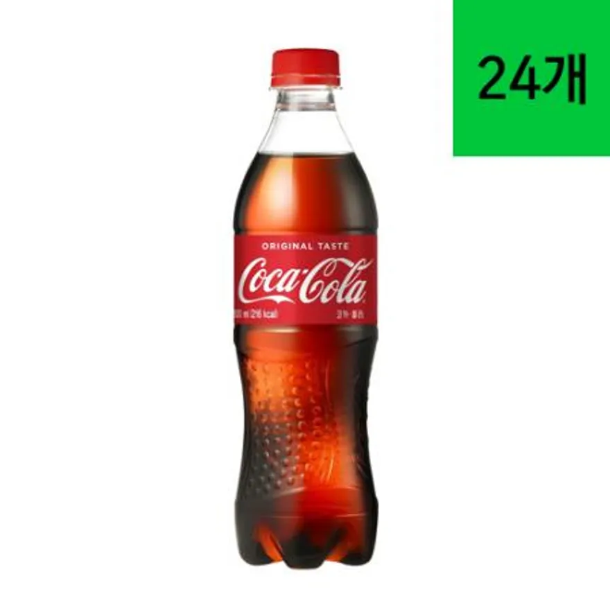 코카콜라 페트 업소용 500ml X 24개 1박스 청량 탄산 음료 이미지