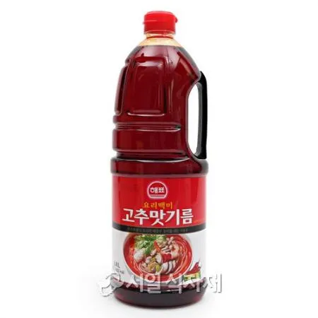 [해표] 고추맛기름 1.8L