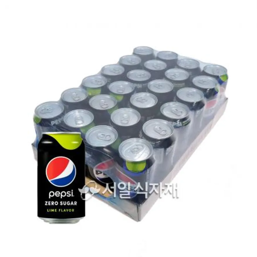 펩시 콜라 제로 뚱 (캔) 355mlX24개 1박스 이미지