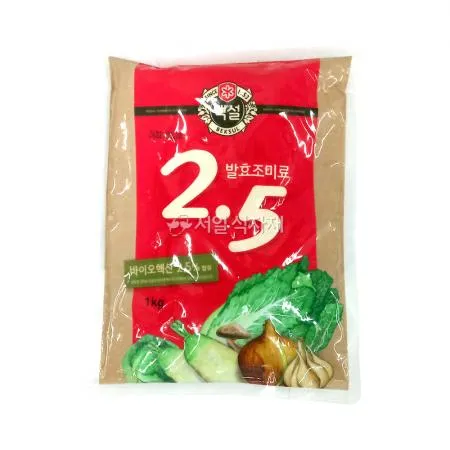 백설 발효조미료 2.5 (바이오핵산 2.5%) 1kg 이미지