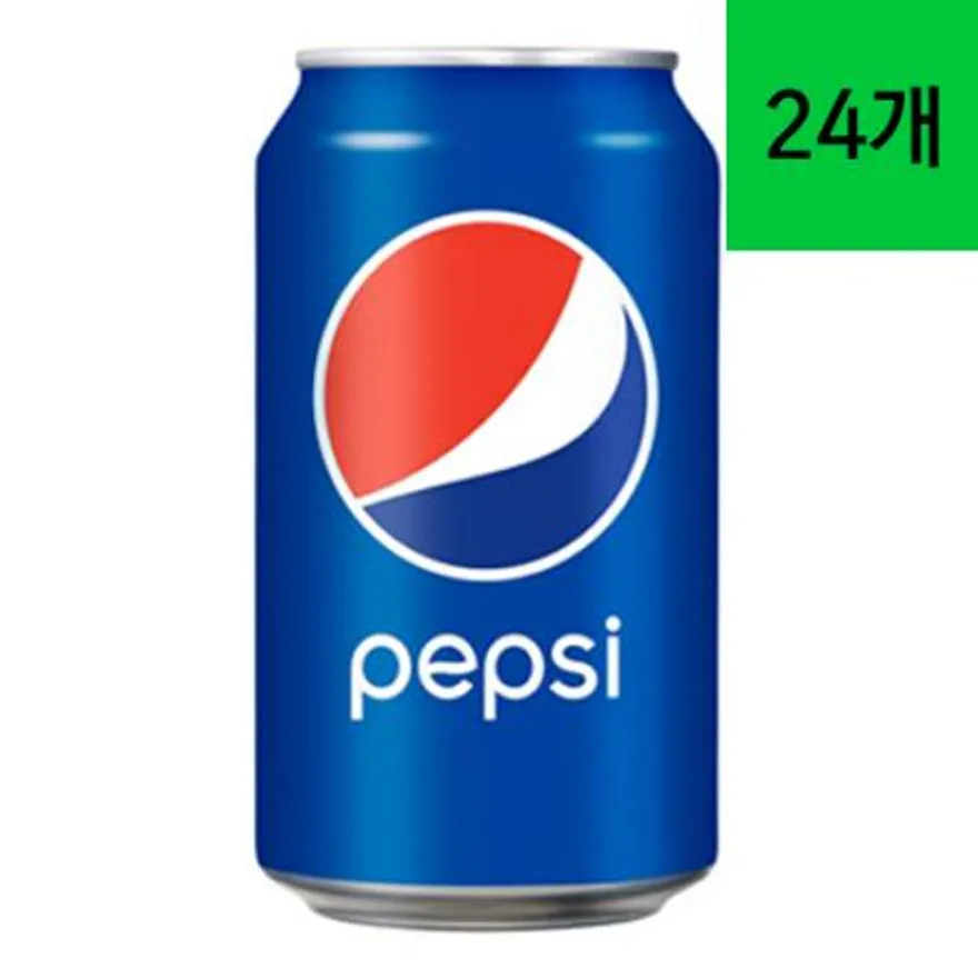 펩시 콜라 뚱 캔 업소용 355ml X 24개 1박스 청량 탄산 음료 이미지
