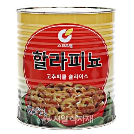 스위트웰 할라피뇨 고추피클 슬라이스 3kg