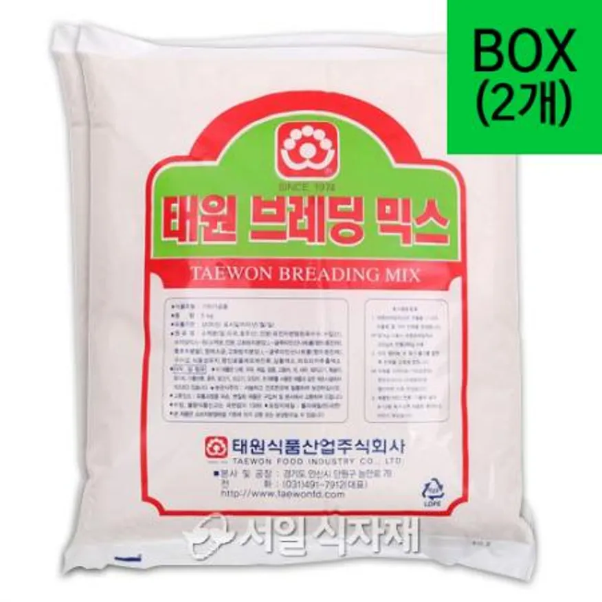 태원 브레딩믹스 (치킨 파우더) 5kgX2개 1박스 이미지