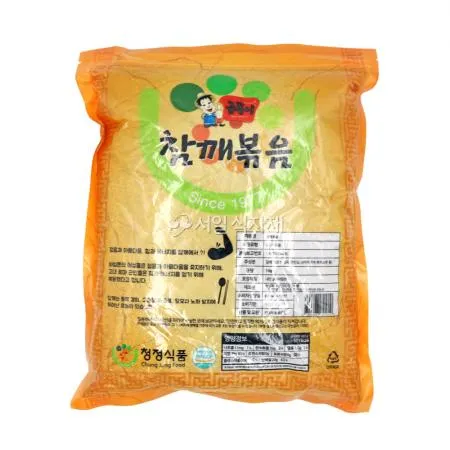 청정식품 금동이 참깨 볶음 1kg 볶은 통깨 이미지
