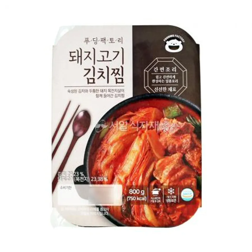 푸딩팩토리 돼지고기 김치찜 800g 이미지