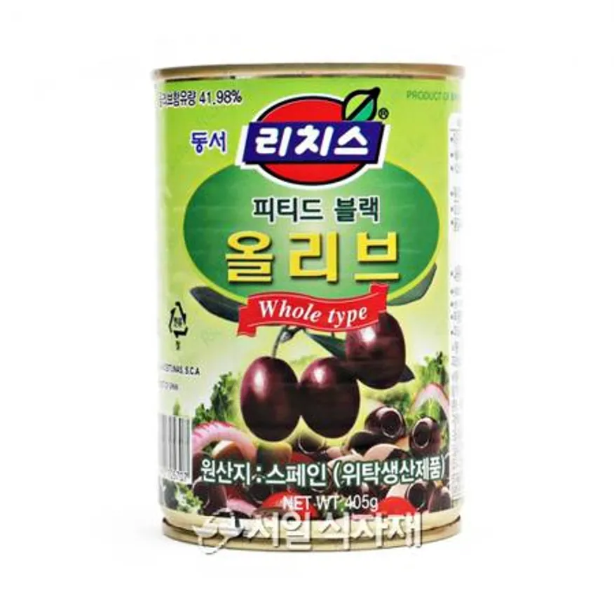 리치스 블랙올리브 홀 405g 이미지