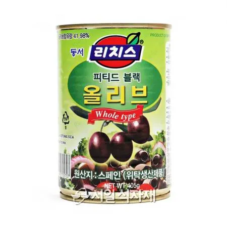 리치스 블랙올리브 홀 405g