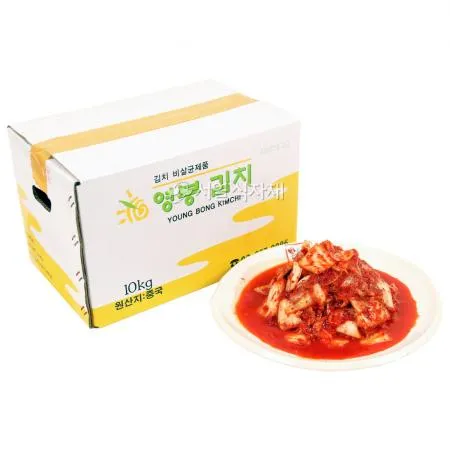 영봉 맛김치 썰은김치 10kg (중국산)
