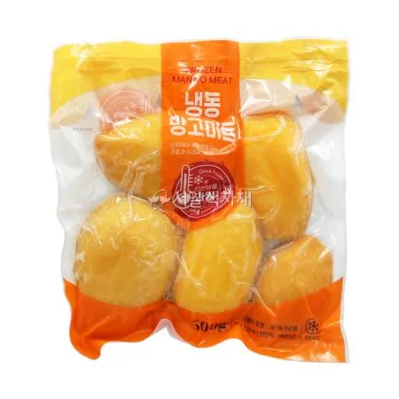 냉동 망고 미트 2절 하프컷 1kg (500g 2개로 출고)