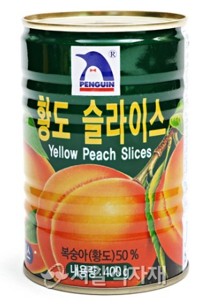 [펭귄] 황도 슬라이스 400g*24개