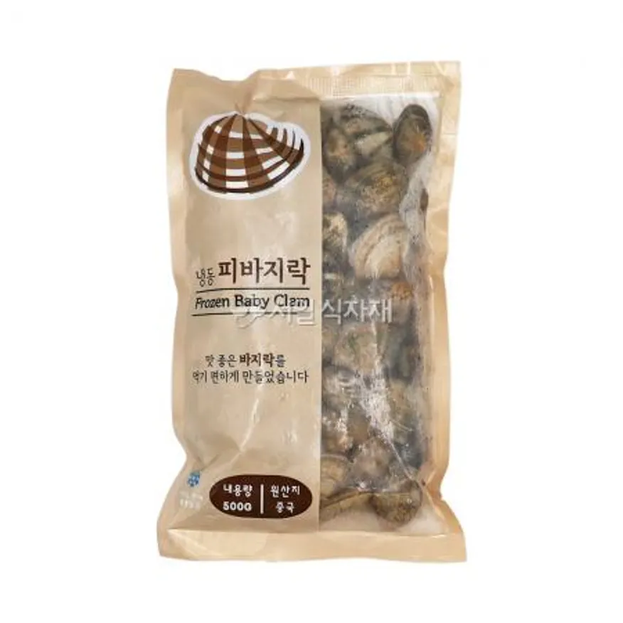 냉동 피바지락 바지락 조개 500g (40-60) 이미지
