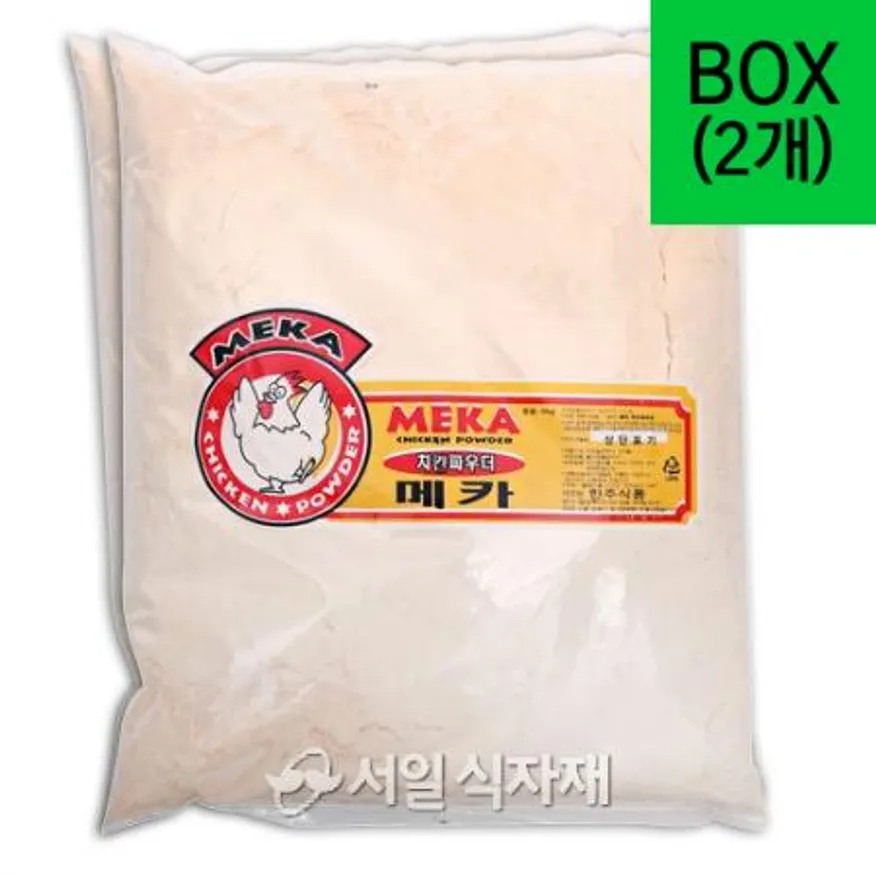 한주식품 메카 치킨 파우더 (분홍) 5kgX2개 1박스 이미지
