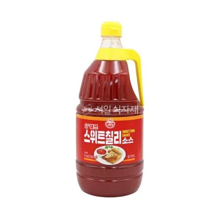 오쉐프 스위트 칠리 소스 2.1kg 월남썀 샤브샤브 튀김 업소용 대용량 