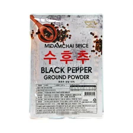 미담채 수후추 (흑후추) 200g 후추 가루 분말 이미지