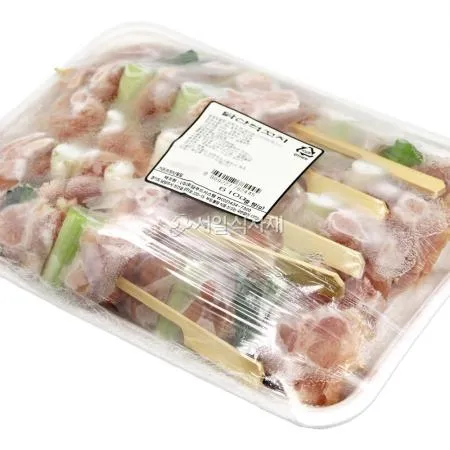 토담푸드 닭 산적 꼬치 610g (10개입) 바베큐 구이 안주 간식 이미지