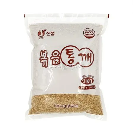 진성 신비로 볶음 통깨 참깨 1kg 깨 가루 소금