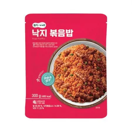 엄지 낙지 볶음밥 300g 냉동 간편 식 밥 요리 레토르트