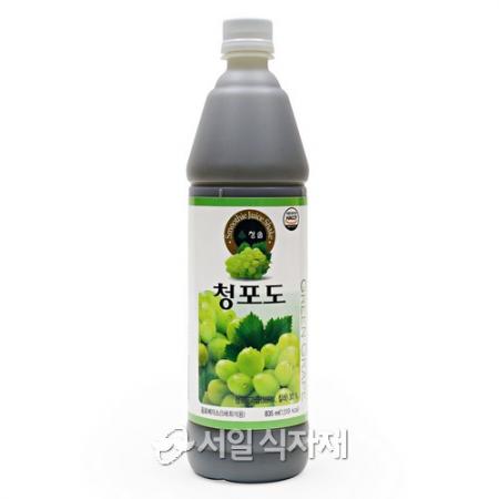 청솔 청포도 음료 베이스 원액 에이드 835ml