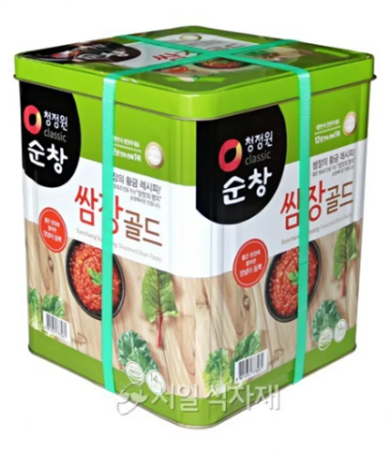 청정원 순창 쌈장 골드 말통 14kg 이미지