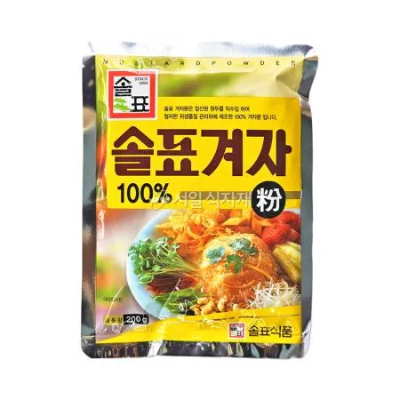 솔표 겨자분 겨자가루 200g