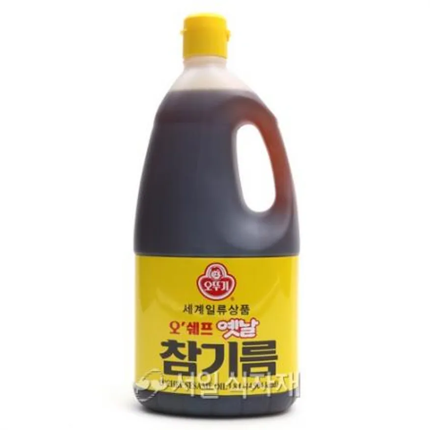 오뚜기 오쉐프 옛날 참기름 1.8L 업소용 식당용 대용량 이미지