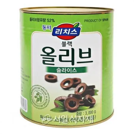 [리치스] 블랙 올리브 슬라이스 3kg