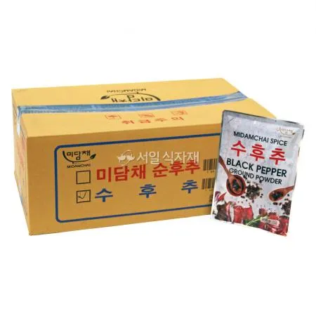 미담채 수후추 (흑후추) 200g 후추 가루 분말 이미지