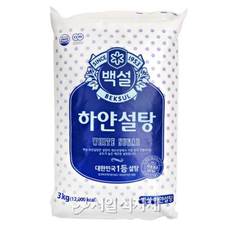 CJ제일제당 백설 하얀설탕 3kg