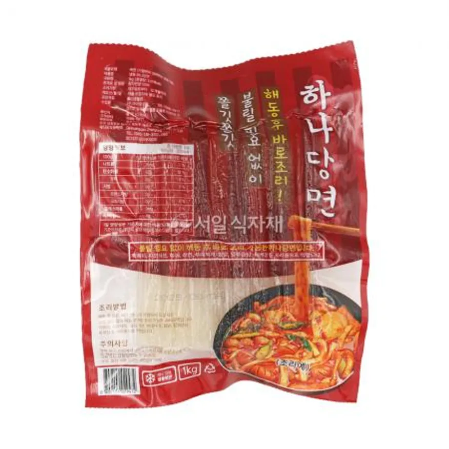 하나당면 1kg (냉동) 중국 넓적 납작 당면 콴펀 이미지