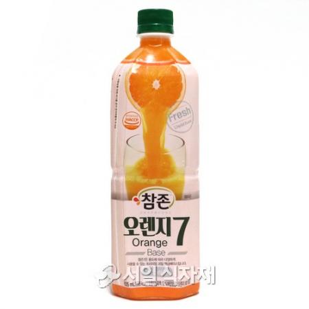 참존 오렌지7 베이스 835ml (음료베이스 원액)