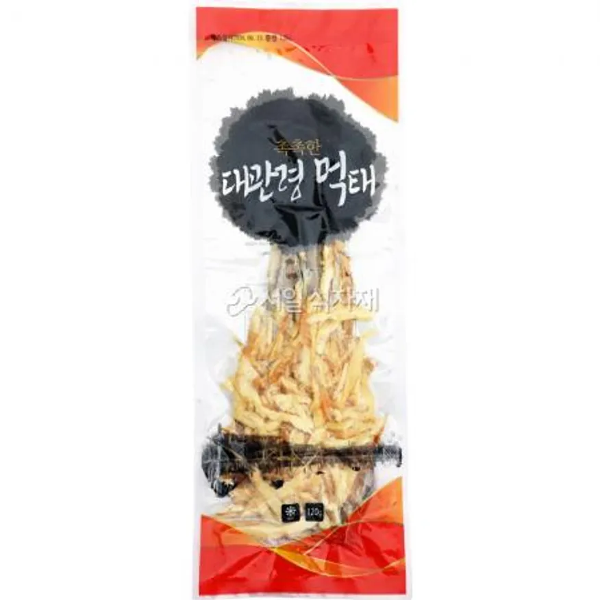 대관령 신해광 맛나 먹태채 120g (머리+껍질 포함 손질 먹태) 명태 명태채 호프 술 마른 안주 이미지
