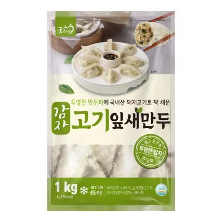[굿프랜즈] BOX_감자고기잎새만두 1000gx10봉_1봉 가격