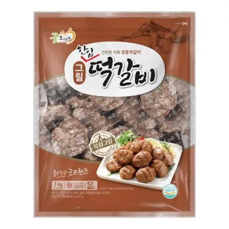 [굿프랜즈] BOX_그릴한입떡갈비 1000gx10봉_1봉 가격