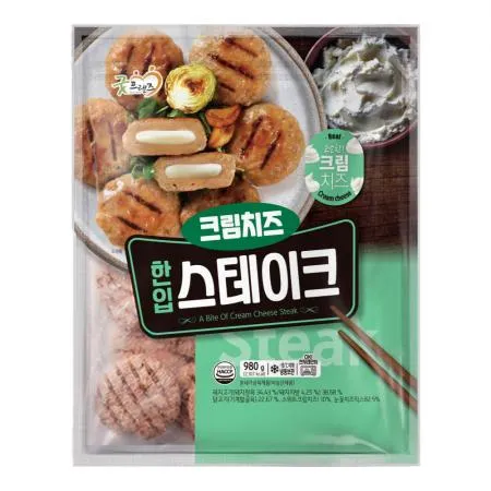 [굿프랜즈] 크림치즈한입스테이크 980g